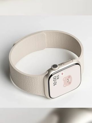 适用iwatch苹果S10手表表带applewatch9磁吸8硅胶荔枝纹7表带运动 #iWatch表带 #ultra #智能穿戴 #applewatch #iWatch