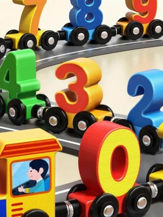 儿童早教益智积木磁性数字小火车木质男女婴幼儿提高认知数字玩具 #数字小火车 #儿童玩具 #儿童益智 #儿童动车玩具 #数字玩具