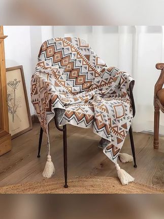 #郝邵文 推荐波西米亚风沙发盖毯飘窗毯针织毯民族风空调毯午睡毯子#沙发盖毯 #沙发空调毯 #针织沙发毯 #午睡毯子