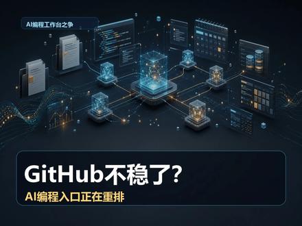 GitHub不稳了?AI编程入口正在重排 一个18年老用户离开GitHub,表面看是几次故障,深层其实是AI编程时代的入口之争。代码仓库、智能助手、企业安全和工作流会被重新定价。#AI #GitHub #程序员 #人工智能 #科技