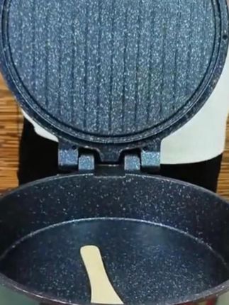 加大加深电饼铛,操作也简单,特别实用#厨房好物  #金正电饼铛  #电饼铛