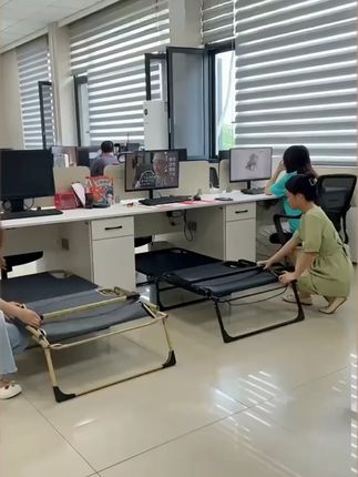 单人床家用便携多功能躺椅办公室简易午休床成人简易行军床折叠床 #午睡折叠床 #折叠椅 #躺睡两用椅 #办公室好物 #午睡折叠躺椅
