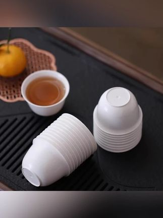 #好物推荐 家居用品 稻香杯一次性功夫茶杯耐高温加厚防烫家用办公品茗杯带杯架客人杯 #一次性功夫茶杯 #耐高温防烫茶杯 #家用办公品茗杯 #带杯架客人杯