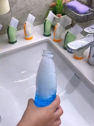 【使用方便】创意清洁刷可连接矿泉水瓶干湿两用刷家用无死角缝隙 #好物推荐