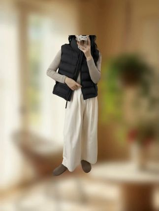 短款立领四季通用免烫文艺风马夹休闲宽松情侣加厚#女士马甲 #休息宽松 #四季通用