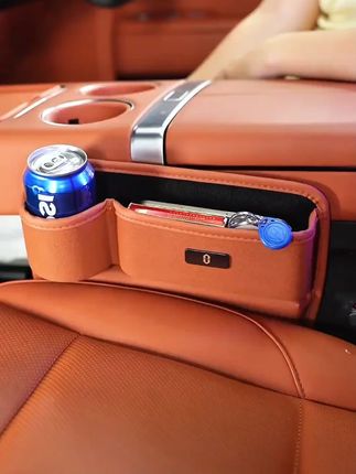 新款汽车座椅夹缝收纳盒,升级水杯位随手拿取奶茶保温杯,小身材大容量不占空间! #汽车用品  #汽车座椅收纳盒  #座椅缝隙储物盒  #理想l9 @DOU+小助手