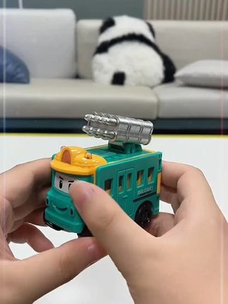 儿童变形玩具车反转校巴惯性工程车#儿童玩具 #儿童益智 #动手动脑 #拼装模型 #动脑玩具