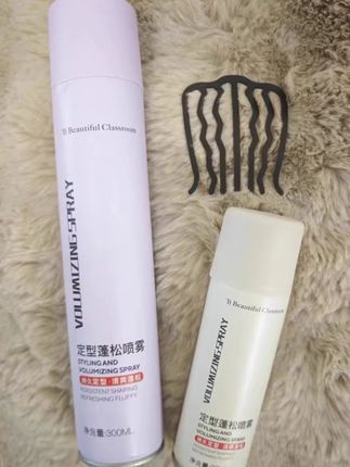 免洗定型篷松喷雾清爽持久定型男女通用#护发 #编发教程 #抓夹 #化妆 #养发