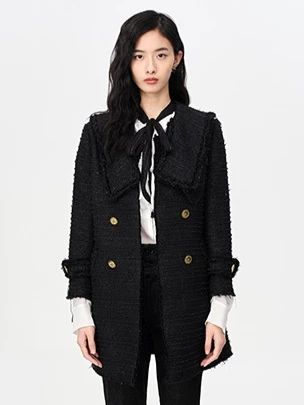 粗花呢织就冬日的复古情调#显瘦穿搭 #美衣推荐 #时尚