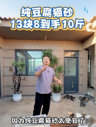 这款纯豆腐猫砂真的是太便宜了,13块8到手整整10斤装 #猫砂推荐 #新手养猫 #萌宠好物 #超便宜超划算 #无限回购的宝藏单品