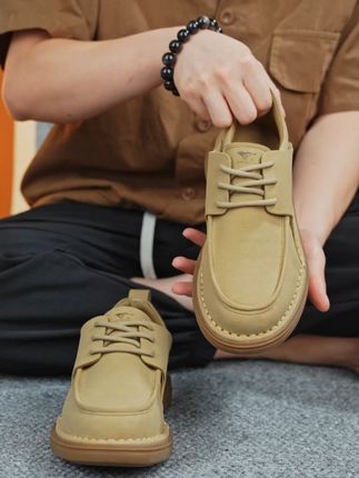 一脚蹬休闲皮鞋男,懒人出门神器 #软底软面穿上超舒服#男鞋推荐#百搭鞋子#好穿不累脚#男士穿搭5号0922