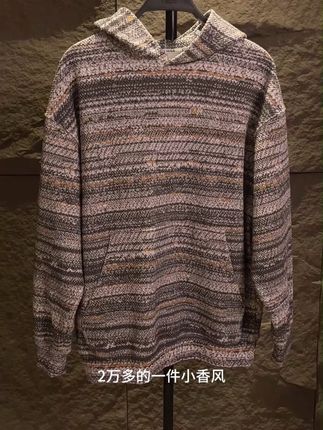 百搭针织重磅设计款卫衣立体连帽 #男装潮流猎人 #穿出高级感 #品质男装