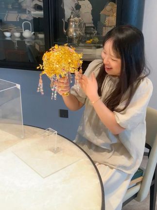 结婚手捧花是闺闺亲手做的 #手捧花#新婚礼物#备婚日常#婚礼倒计时#闺蜜结婚