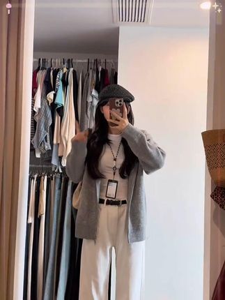 秋冬不能没有咖色裤子!#穿搭 #秋冬穿搭 #显瘦裤子 #胖瘦都能穿 #学生党穿搭