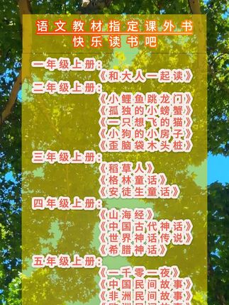 #新学期 升四年级要读那些课外书呢,语文课本推荐的快乐读书吧,指定阅读书目,彩色插画图,扫码听有声朗读,孩子喜欢,考试轻松拿分#快乐读书吧 #四年级 #四年级上册 #开学必备