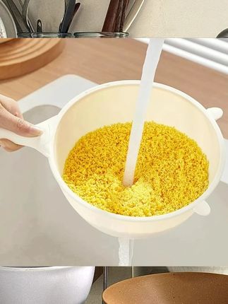小熊沥水过滤勺家用茶叶渣油渣豆浆过滤网面粉筛子厨房捞勺过滤勺