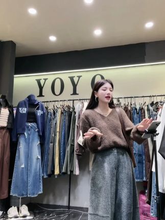 YOYO自制【软糯毛衣】#品质女装 #每日穿搭 #初秋穿搭