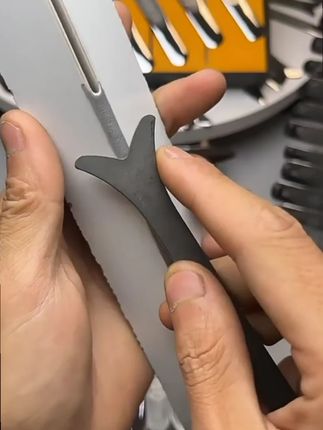 凤隙第六代新款阳角瓷砖美缝钨钢片海棠角狗骨头钨钢压缝片