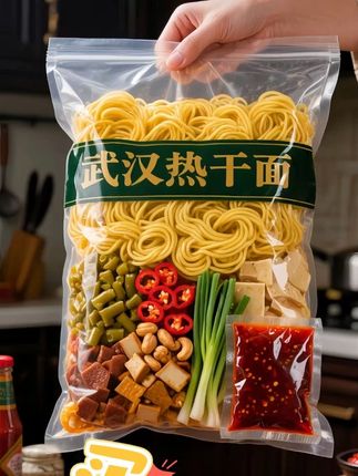 家人们!谁能拒绝一碗地道的武汉热干面啊!棕黄的面条裹满浓香酱汁,每一口都是碳水的狂欢!酸豆角的脆爽、葱花的清香、辣椒碎的微辣,多重口感在嘴里碰撞,嗦面的快乐这不就来了?现在下单,把武汉风味直接端上你家餐桌!#美食推荐 #武汉热干面 #太好吃了 #简单美食 #强烈推荐