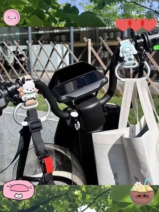 电动车挂钩前置通用可爱置物神器电瓶车强力承重挂包挂物钩装专用 #收纳好物 #收纳 #收纳用品