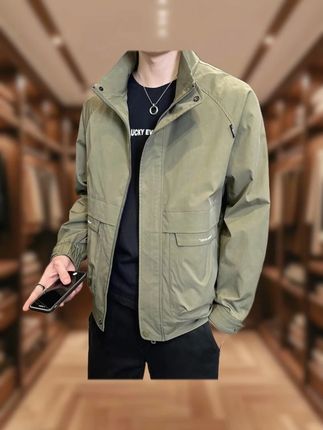 男士夹克新款春秋季潮流春季机车外套休闲宽松外套百搭帅气上衣 #男士夹克 #夹克外套 #休闲外套 #男士上衣 #男装