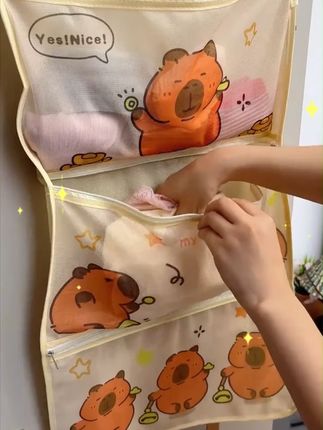 快把家里没拉链的网兜收起来换这种,内衣收纳就是要精简 #收纳网兜  #壁挂收纳袋  #内衣收纳  #内衣收纳袋  #门后收纳挂袋