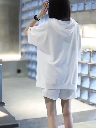 2025新款爆款短袖运动时尚套装女夏季韩版宽松洋气显瘦休闲两件套 #夏日穿搭 #穿搭 #穿出自己的风格 #夏天该有的样子 #一周穿搭不重样