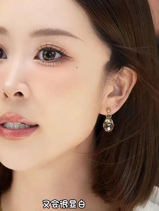 水滴小众轻奢高级感爆款独特气质百搭耳钉女 #耳饰 #耳环 #耳钉 #饰品 #首饰分享