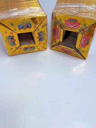 彩印莲花款加厚12X15厘米半成品手工制作DIY#彩印莲花款 #手工DIY #半成品 #创意手工 #加厚材料