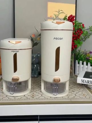 装米桶家用密封米箱装米缸面粉储存容器罐厨房防潮大米收纳盒夹缝 #吸管杯 #喝水我是认真滴 #强烈推荐 #杯子控 #水杯