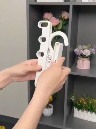 大号加厚加粗折叠晾衣架旅行五孔酒店挂衣学生宿舍阳台便携式出差#晾衣架#晾衣架安装 #置物架 #折叠晾衣架 #大号加厚加粗