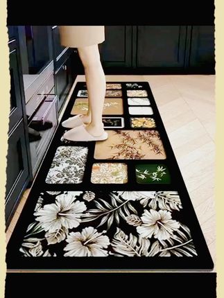 硅藻泥厨房地垫家用卧室卫生间美式复古轻奢高级感沥水垫吸水防水 #家居好物 #厨房神器 #硅藻泥地垫 #防水地垫 #轻奢风格 DOU+上热门