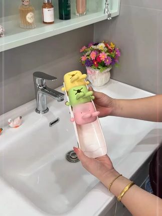 给水龙头装个延伸器,洗手台就不会到处都是湿哒哒,宝宝洗手也更方便#水龙头延伸器#防溅水龙头 #生活好帮手