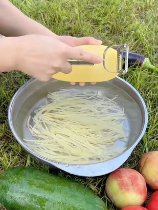 【新款】削皮器多功能削丝器厨房家用锋利刨水果土豆刨剥橙器剥皮刀#多功能削皮器 #厨房好物 #削皮神器 #新款刨刀 #水果削皮器