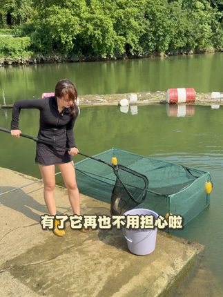立体支架悬浮网箱,让钓鱼和养鱼都变得更加轻松! #网箱养殖#钓鱼装备#水产养殖#网箱#渔具用品