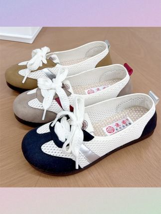 老北京布鞋女单鞋一脚蹬时尚休闲鞋镂空网面德训鞋浅口平底阿甘鞋#女士布鞋 #时尚休闲 #镂空网面 #一脚蹬 #平底鞋