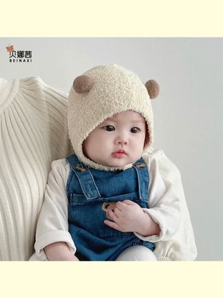 给宝宝安排了一顶超萌的小帽子,戴上真的太可爱了!摸起来特别柔软亲肤,弹性很大,头大的宝宝也能戴#母婴好物 #婴幼儿服饰 #面料柔软舒适 #宝宝小帽子 #超划算超便宜