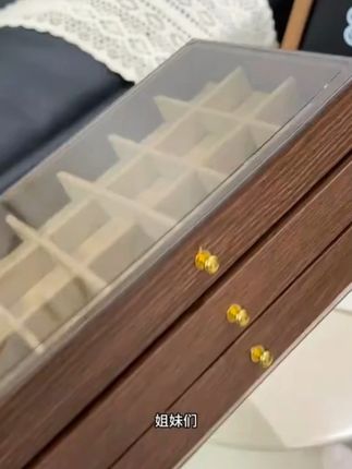 首饰多的姐妹赶紧薅这个品质好又巨高级的中古首饰盒#首饰盒 #收纳柜 #好物 #收纳整理 #购物分享