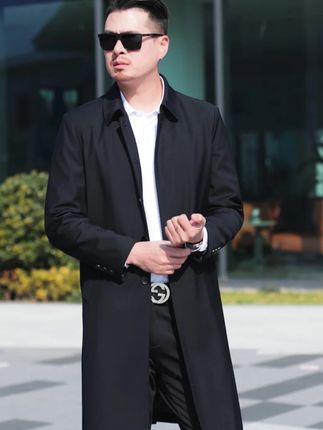 天冷了,给老公老爸安排这件大衣外套,简约大气上档次! #品质男装 #男士大衣 #商务休闲 #秋冬必备