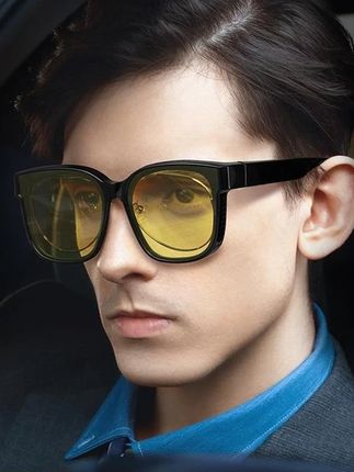 郝劭文推荐#夜间驾驶镜  #近视套镜  #夜视镜  #高清护目镜  #套镜近视太阳镜 近视套镜夜间开车防远光司机夜视镜高清护目司机驾驶眼镜防强光