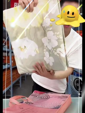 【免费试睡15天】秋季新品轻奢风A类有机亲肤棉软糯四件套花漾z#免费试睡15天 #四件套床品 #热点 +