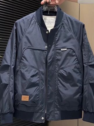 秋季棒球服外套男款#品质男装 #外套穿搭 #男装外套 #简约大气 #棒球服夹克