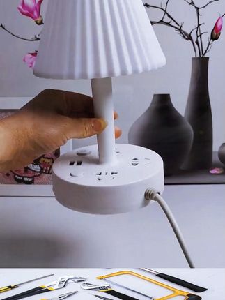 LED 多功能台灯 LED 多功能台灯,自带插座插排#台灯 #多功能台灯 #插座插排台灯 #床头夜灯 #宿舍好物