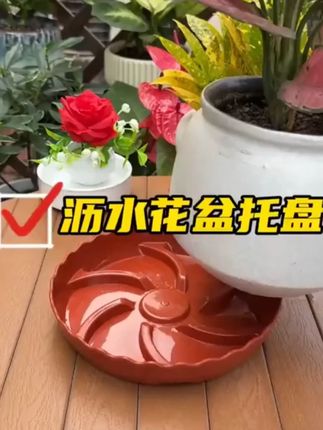 #爱生活爱养花 #花盆透气托盘 #居家好物 #花盆底托盘