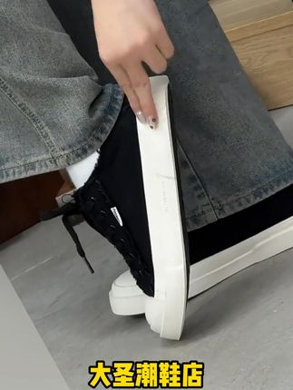 环球休闲帆布鞋子男款夏季2025新款潮流韩版痞帅男鞋百搭厚底板鞋#透气舒适 #潮流单品 #鞋子 #今天穿什么