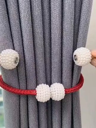 简约现代磁吸铁窗帘扣系带绑带扣带饰欧式客厅窗帘扣绑带捆绑绳#捆绑绳 #捆绑绳推荐 #捆绑绳结 #捆绑绳束线带 #捆绑绳布条绳