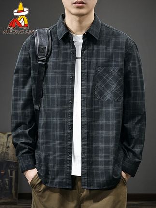 100%纯棉格子衬衫,让你的老公穿出男人品味! #纯棉衬衫 #衬衫 #品质男装 #格子控 #高级感穿搭