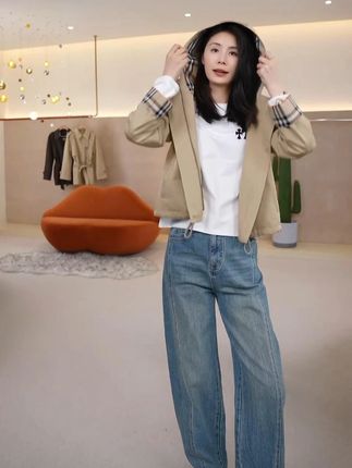 【风起伦敦】MayyaPlus麦芽定制气质显瘦流光风梭织外套 【橱窗更多精彩好物】 #秋款穿搭 #琥珀流光穿搭 #双十一女装 #高智感通勤穿搭 #连帽夹克女