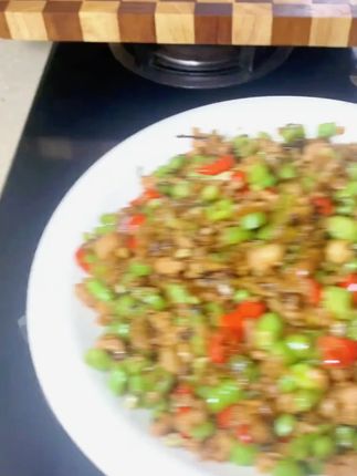 豆角炒外婆菜#下饭菜 #家常饭菜 #外婆菜的家常做法