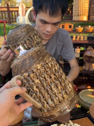 传统竹编与现代保温结合,让喝水之事也添一份东方雅韵。 #达人带货 #带货视频 #好物分享 #茶道具